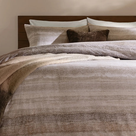 Swift Brushed Cotton Duvet Cover Set Natural - image 5