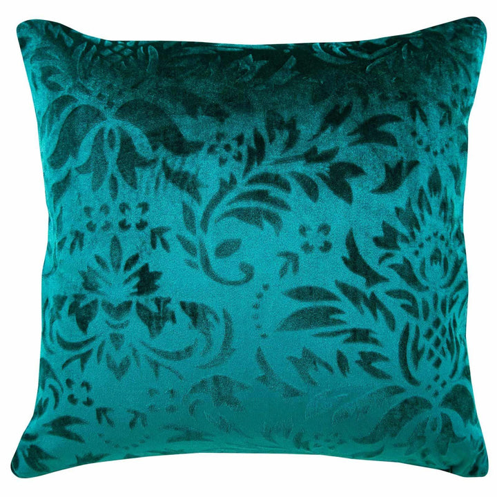 Taylor Damask Green Cushion Cover 17"x17" - Ideal