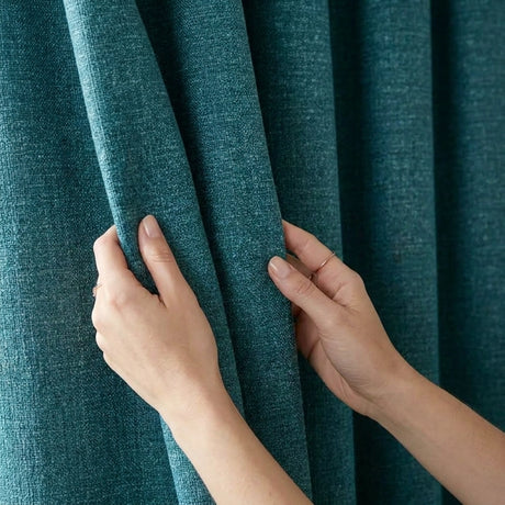 Pembrey Thermal Brushed Cotton Pencil Pleat Curtains 12