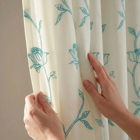 Exeter Tape Top Pencil Pleat Voile Curtains 9