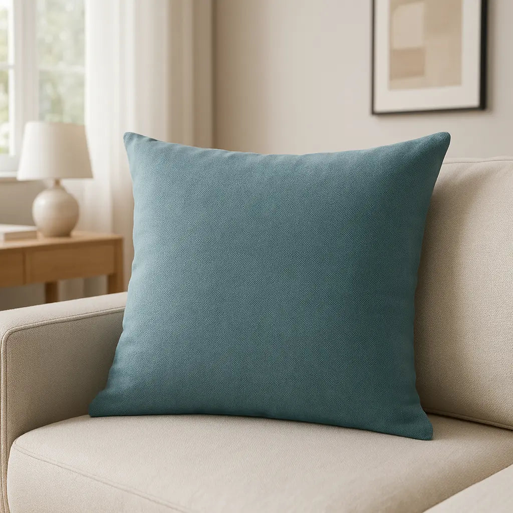 Essential Teal Cushion Cover 45cm x 45cm ( 45cm x 45cm )