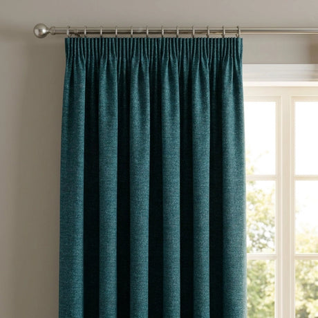 Pembrey Thermal Brushed Cotton Pencil Pleat Curtains 11