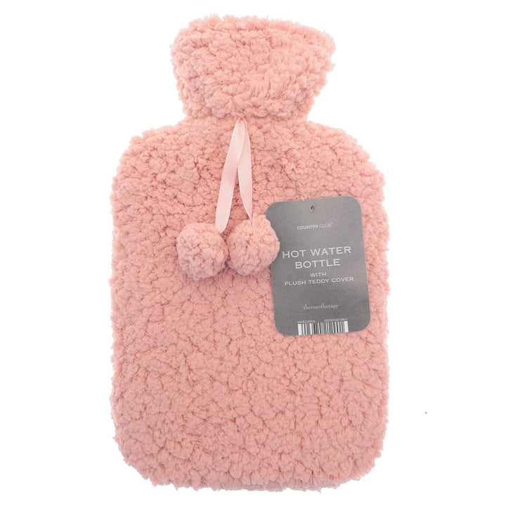 Teddy Hot Water Bottle Blush - Ideal