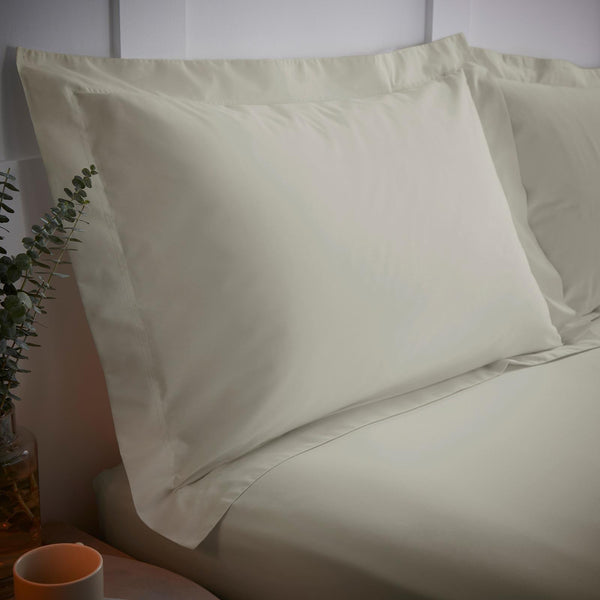 Temperature Controlling TENCEL™ Oxford Pillowcase Natural Pillowcases Bianca   
