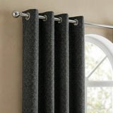 Temple Velvet Blackout Eyelet Ring Top Curtains 2
