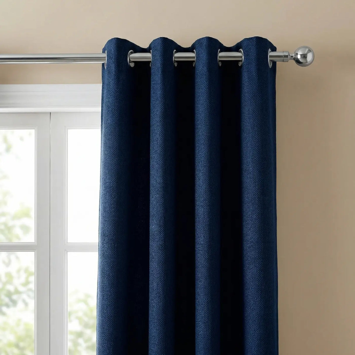 Temple Velvet Blackout Eyelet Ring Top Curtains 8