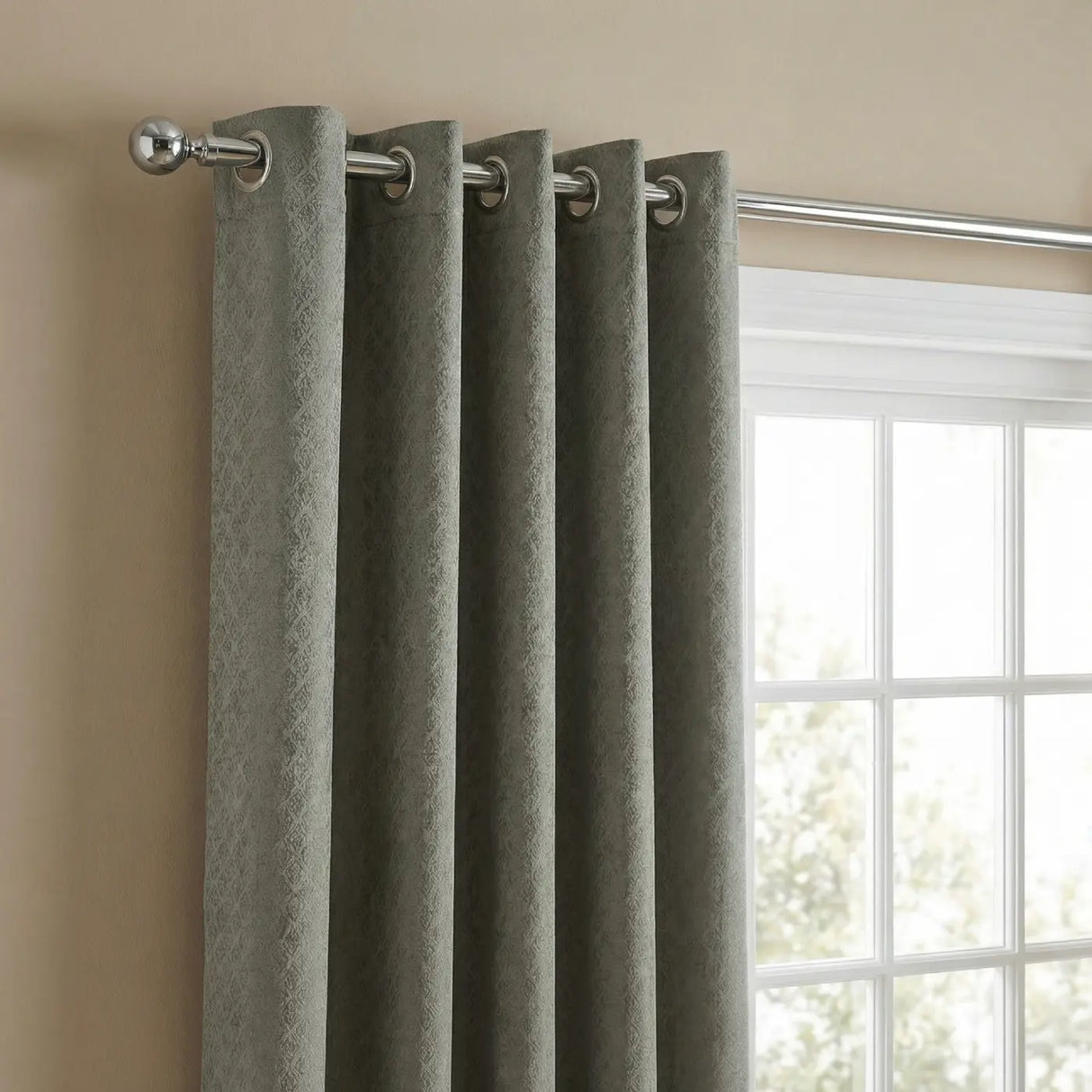 Temple Velvet Blackout Eyelet Ring Top Curtains 10