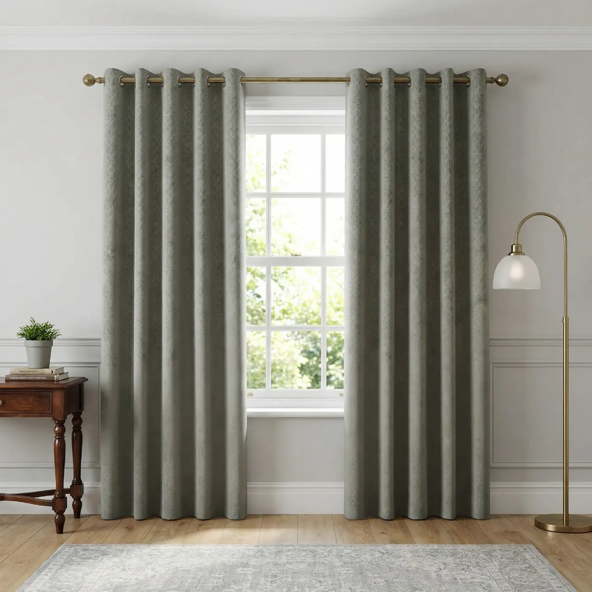 Temple Velvet Blackout Eyelet Ring Top Curtains 9