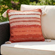 Grayson Outdoor Cushion Cover and Filled Cushion 43cm x 43cm - Terracotta