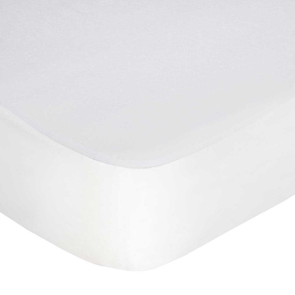 Terry Waterproof Mattress Protector White - Ideal