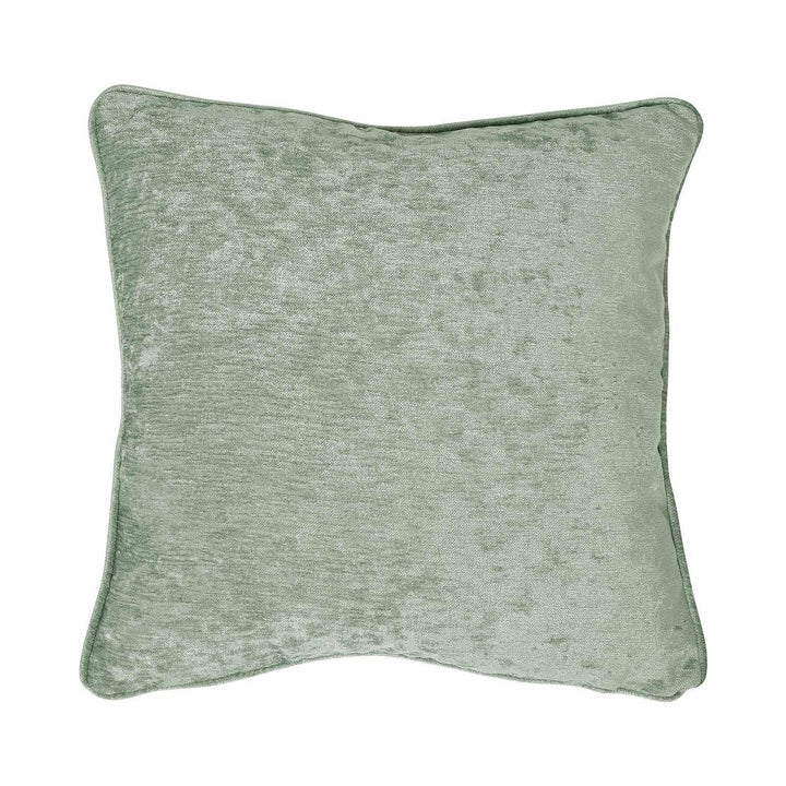 Textured Chenille Green Cushion Cover - Ideal