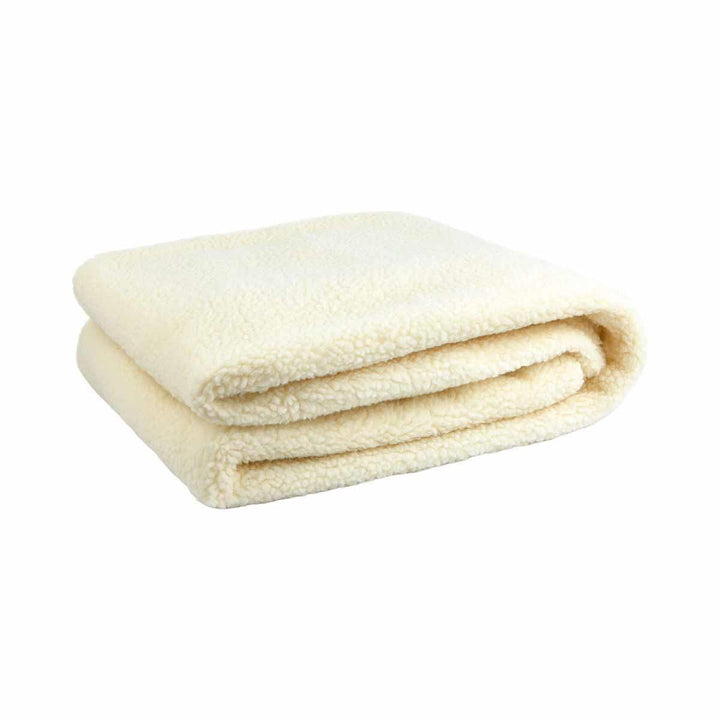 Thermal Fleece Underblanket Mattress Topper Cream - Ideal