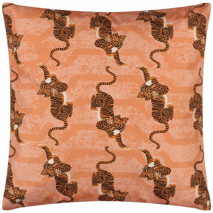 Tibetan Tiger Coral Outdoor Cushion Cover 17" x 17" - Ideal