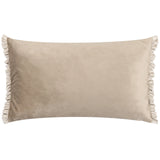 Tilly Velvet Oyster + Lace Cushion Cover 30cm x 50cm - additional product view 1