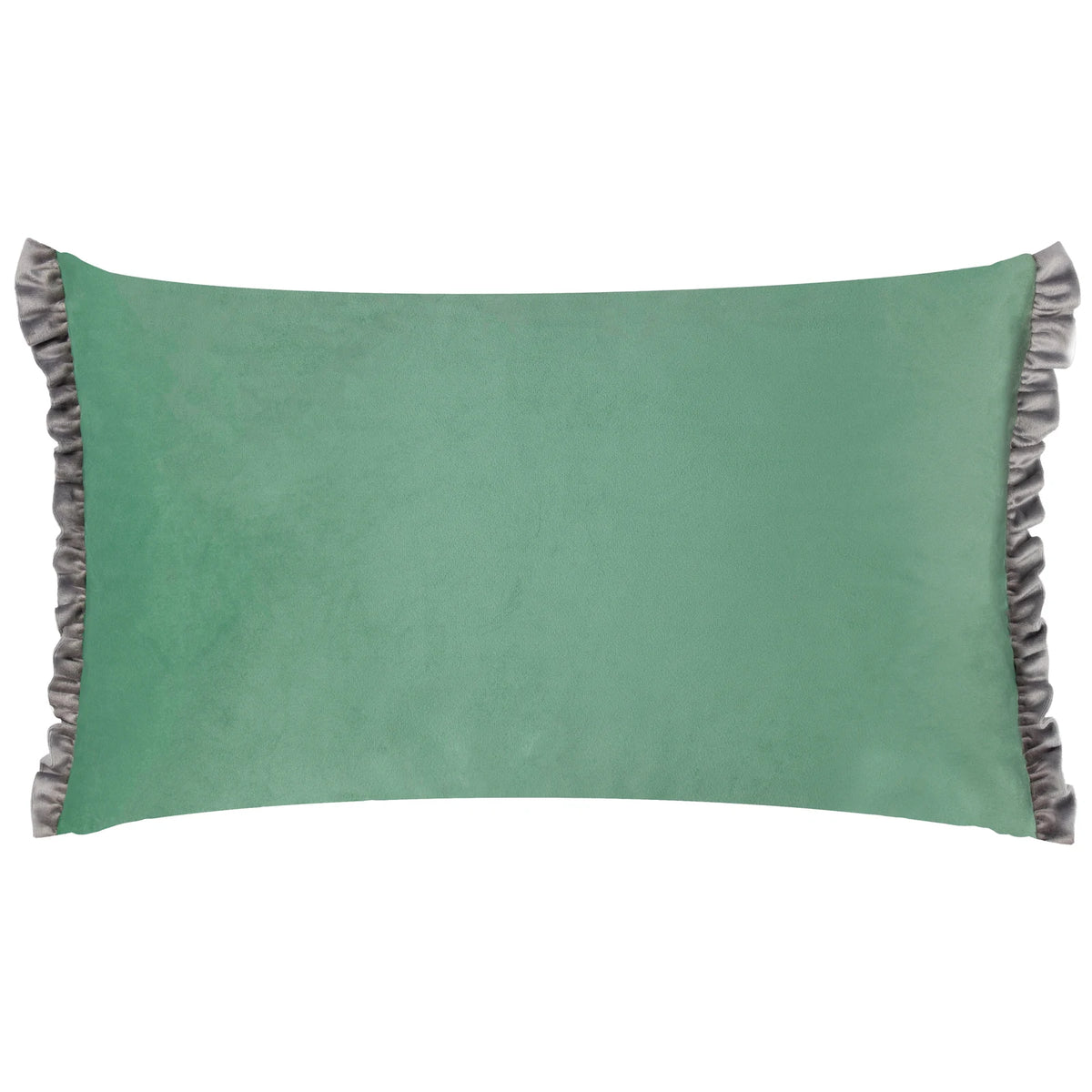 Tilly Velvet Sage + Grey Cushion Cover 30cm x 50cm - additional product view 1