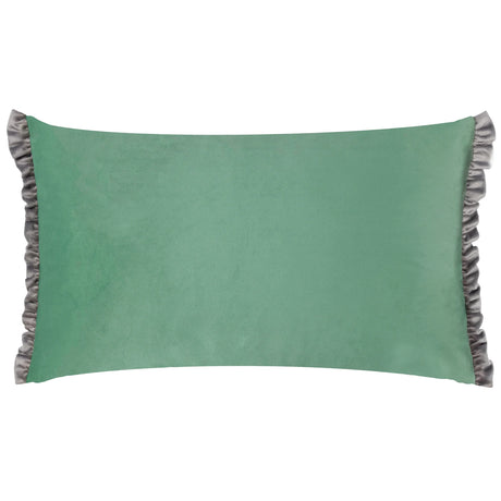 Tilly Velvet Sage + Grey Cushion Cover 30cm x 50cm - additional product view 1