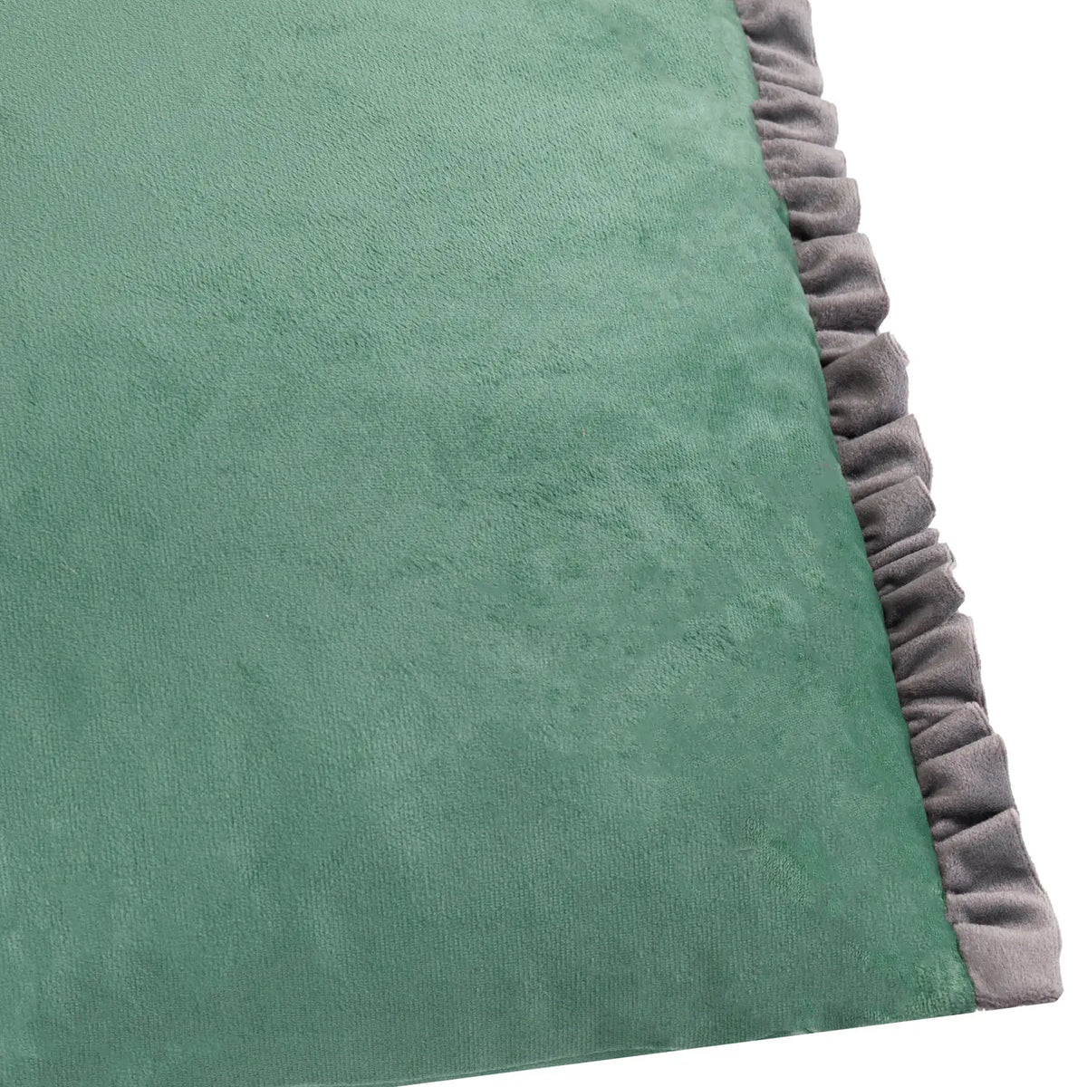 Tilly Velvet Sage + Grey Cushion Cover 30cm x 50cm - additional product view 3