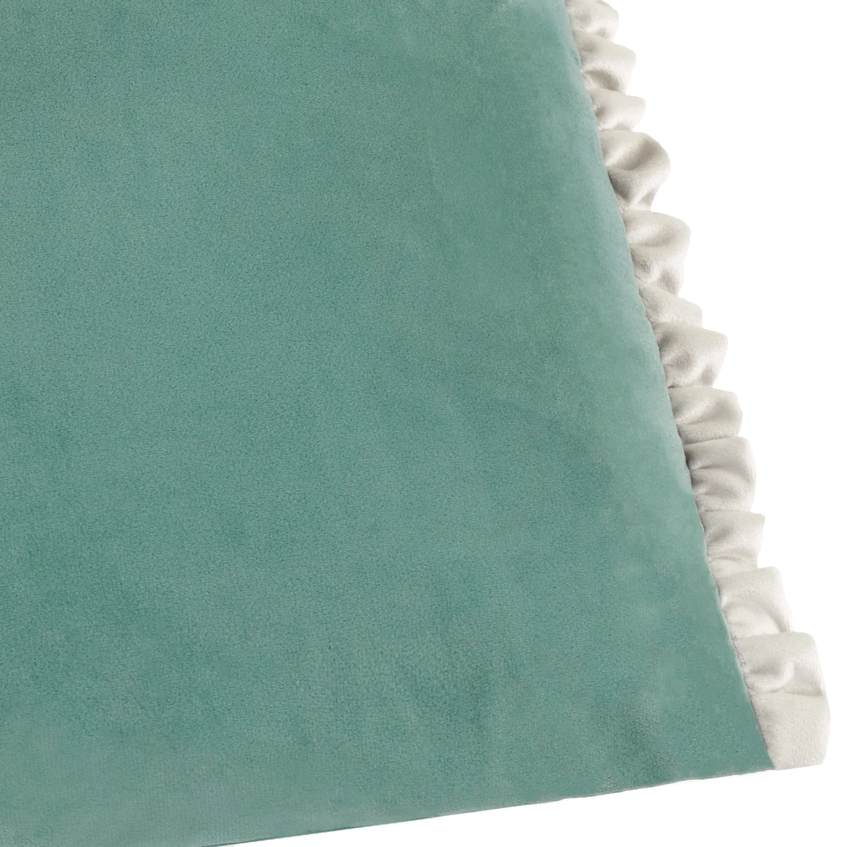 Tilly Velvet Duck Egg / Pumice Cushion Cover or Filled Cushion - additional product view 4