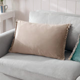 Tilly Velvet Oyster + Lace Cushion Cover or Filled Cushion - additional product view 1
