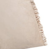 Tilly Velvet Oyster + Lace Cushion Cover or Filled Cushion - additional product view 4
