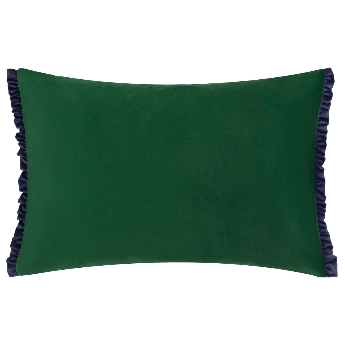 Tilly Velvet Pine / Navy Cushion Cover or Filled Cushion - additional product view 2
