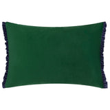 Tilly Velvet Pine / Navy Cushion Cover or Filled Cushion - additional product view 2