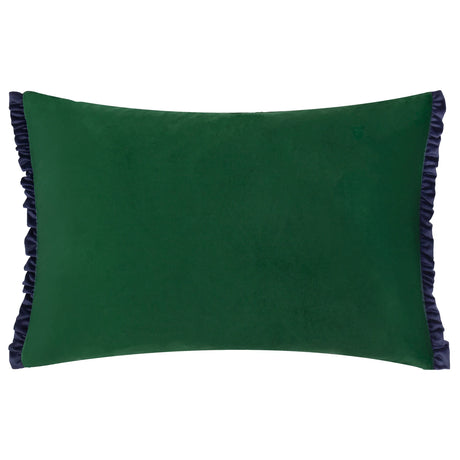 Tilly Velvet Pine / Navy Cushion Cover or Filled Cushion - additional product view 2