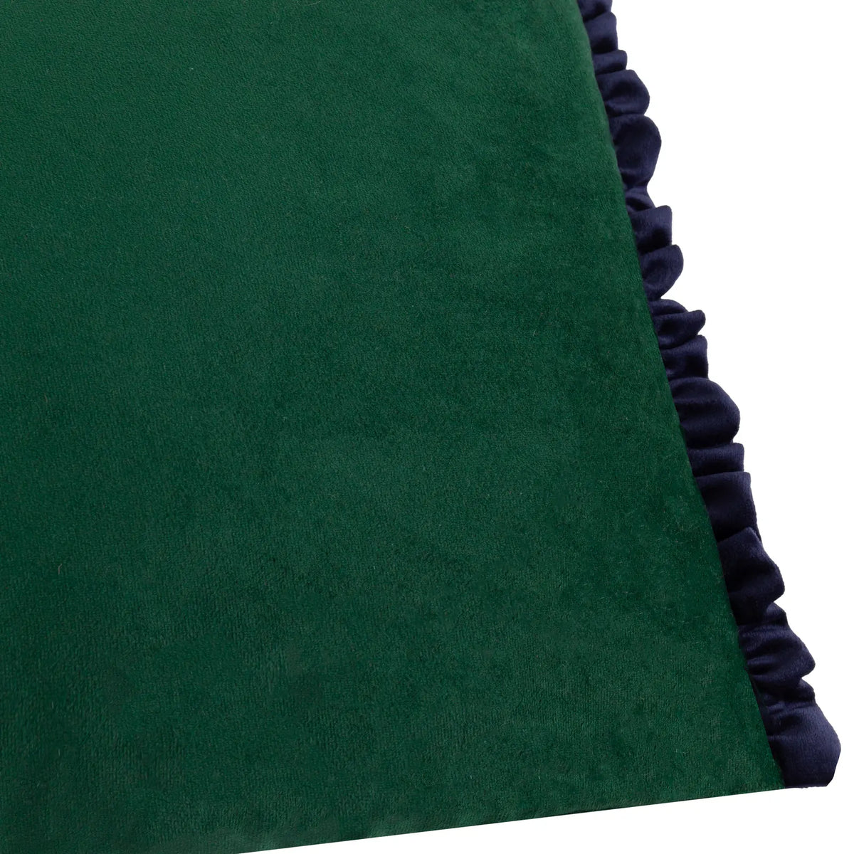 Tilly Velvet Pine / Navy Cushion Cover or Filled Cushion - additional product view 4
