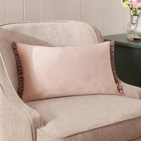 Tilly Velvet Pink / Heather Cushion Cover or Filled Cushion - additional product view 1