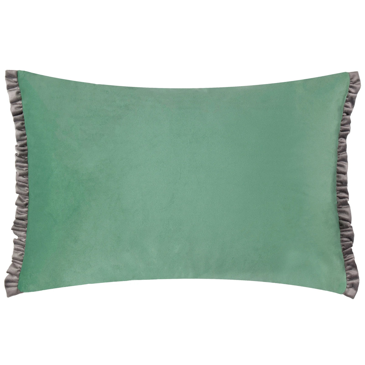 Tilly Velvet Sage + Grey Cushion Cover or Filled Cushion - additional product view 2