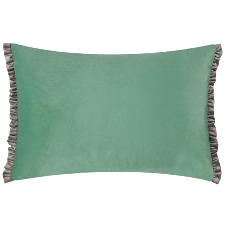 Tilly Velvet Sage + Grey Cushion Cover or Filled Cushion - additional product view 2