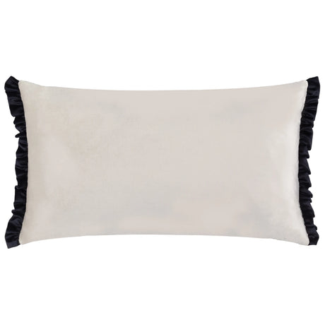Tilly Velvet Lace / Black Cushion Cover or Filled Cushion - additional product view 2