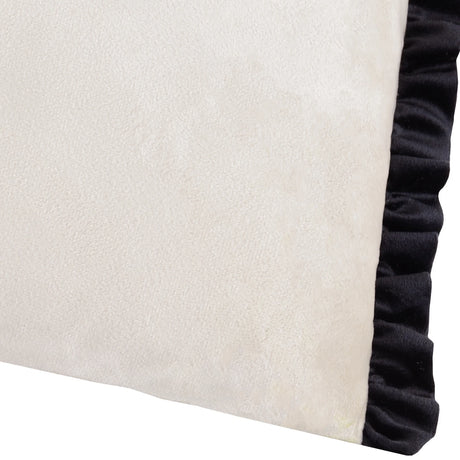 Tilly Velvet Lace / Black Cushion Cover or Filled Cushion - additional product view 4