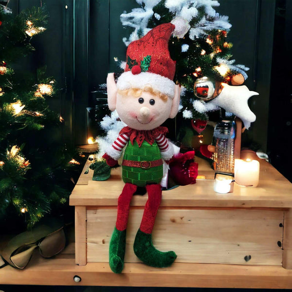 Tinsel Dangly Leg Elf on the Shelf - Ideal