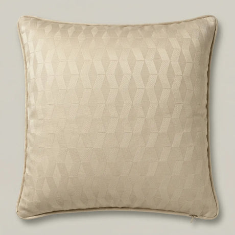 Tokyo Embossed Geometric Cushion Cover 17x17" 43x43cm 2