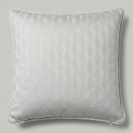 Tokyo Embossed Geometric Cushion Cover 17x17" 43x43cm 5