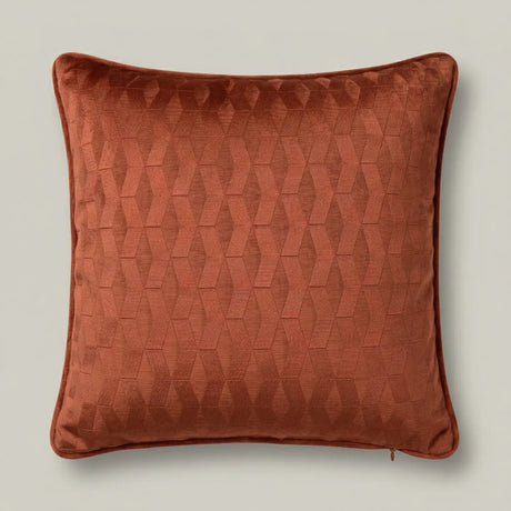 Tokyo Embossed Geometric Cushion Cover 17x17" 43x43cm 8