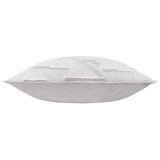 Tresse Velvet Glacier Grey Cushion Cover or Filled Cushion 40cm x 60cm - additional product view 3