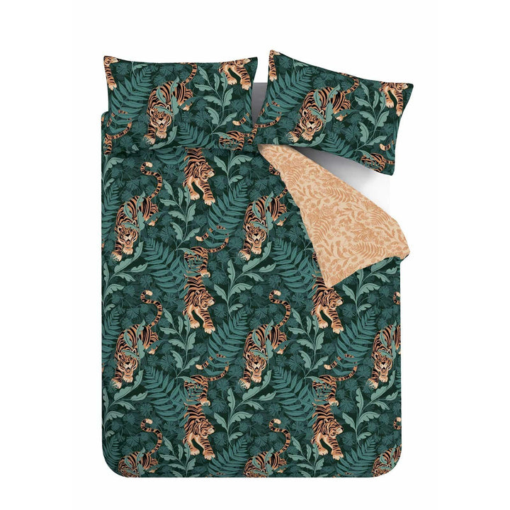 Tropic Tiger Leaf Duvet Cover Set - Ideal