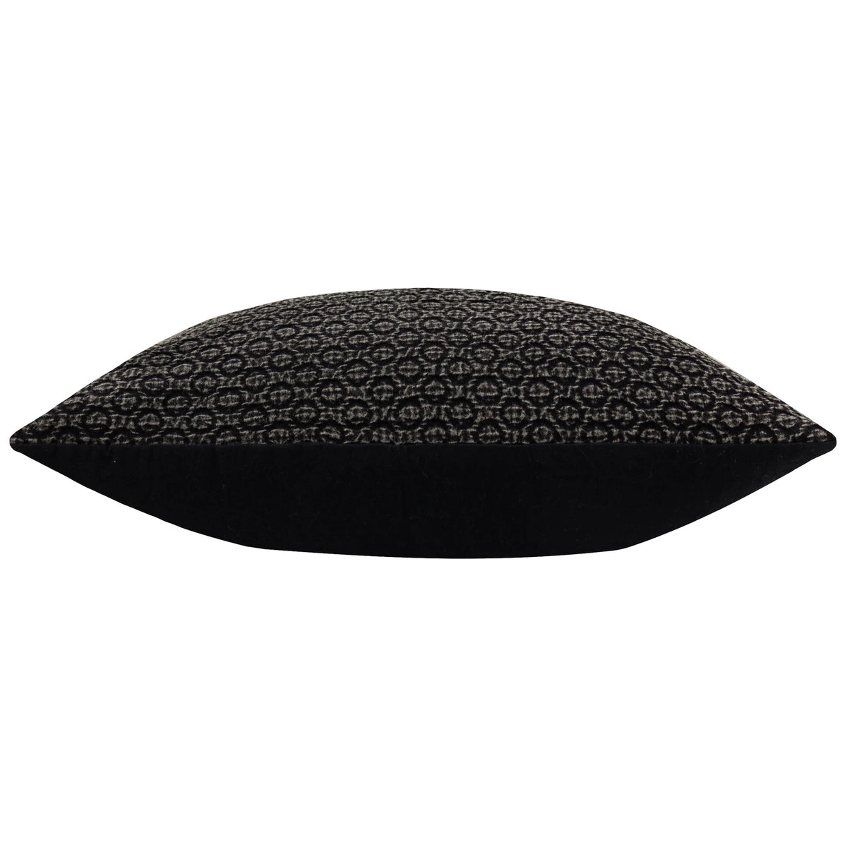 Tryfan 100% Cotton Black Cushion Cover or Filled Cushion 50cm x 50cm - additional product view 4