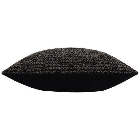 Tryfan 100% Cotton Black Cushion Cover or Filled Cushion 50cm x 50cm - additional product view 4