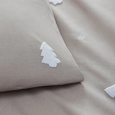 Tufted Trees Natural 100% Cotton Duvet Cover Set - product image 3