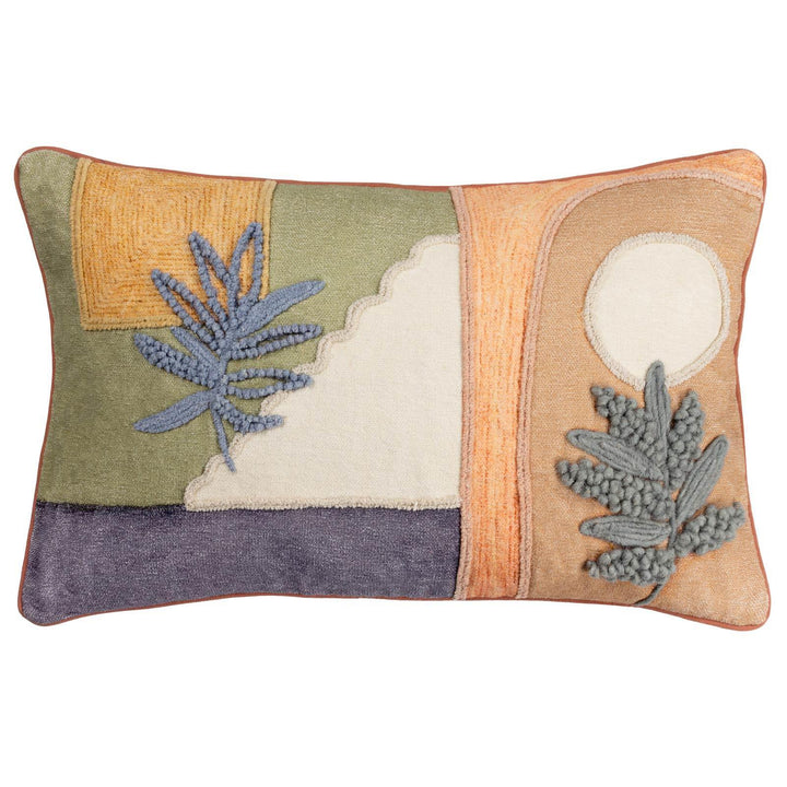 Tulna Embroidered Cushion Cover 16" x 24" - Ideal