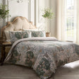 Tuscan Garden Green 100% Cotton Duvet Cover Set - main product image