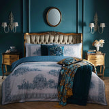 Tuscan Toile Blue Cushion 43 x 43cm - product image 4