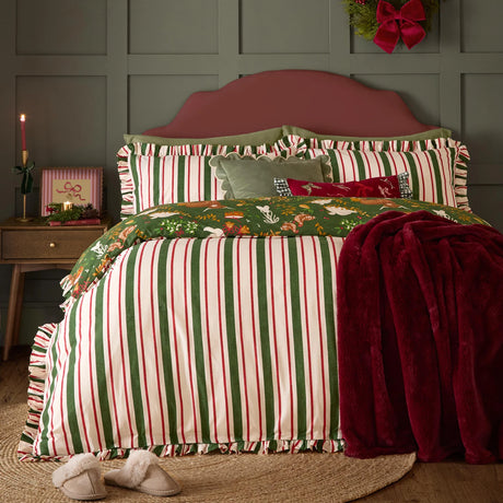 Twelve Days Frill Reversible Duvet Cover Set image 2