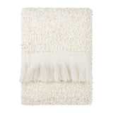 Ulsmere Boucle Fringed Throw Ecru 130 x 180cm - image 2