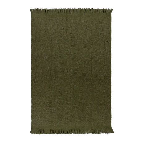 Ulsmere Boucle Fringed Throw Lichen 130 x 180cm - image 4
