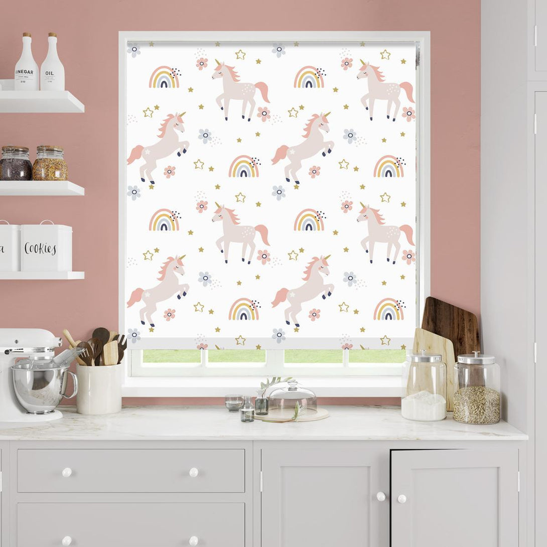Unicorn Made to Measure Roller Blind (Blackout) Multi Colour - Ideal