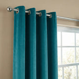 Velvet Blackout Eyelet Ring Top Curtains 4
